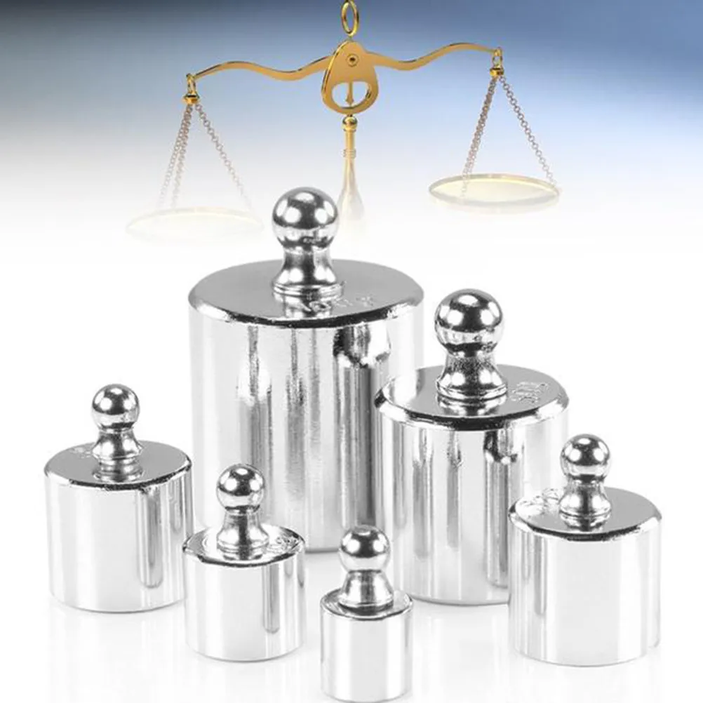4Pcs 5G Calibration Weight Set Stainless Steel Scale Calibration Weights Waterproof Anti-Rust for Digital Jewellery Scale