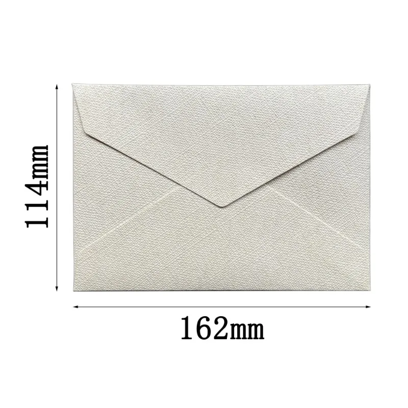 Enveloppes à fenêtre pour lettres faites à la main, sac d'emballage cadeau bricolage, couverture de carte d'invitation de fête de mariage, enveloppe d'argent, papeterie, 1 pièce