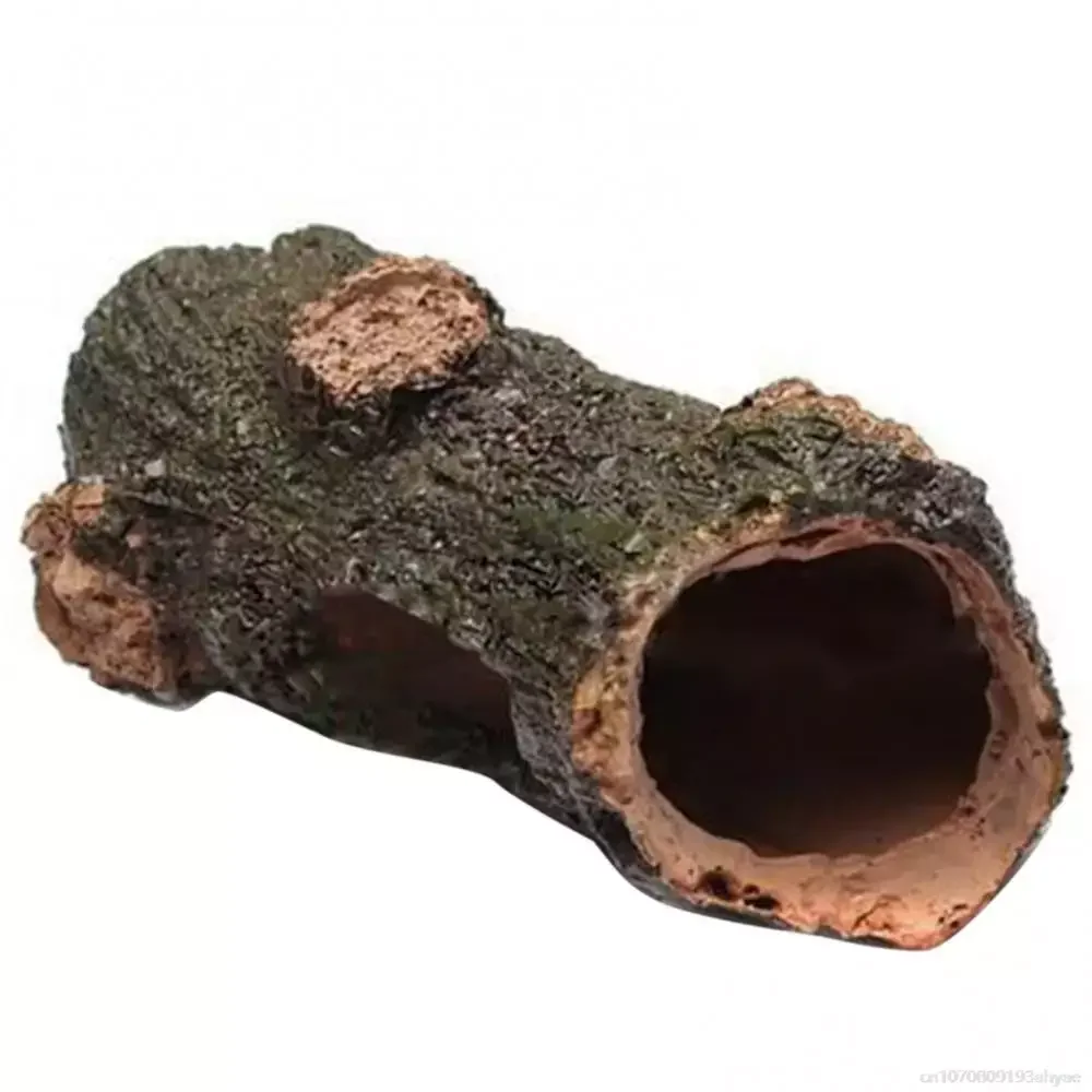 Aquarium Ornament Hollow Hole Log Tree Tunnel Cave Fish Tank Decoration Big Size Fish Tank Decorations Aquarium Accessories
