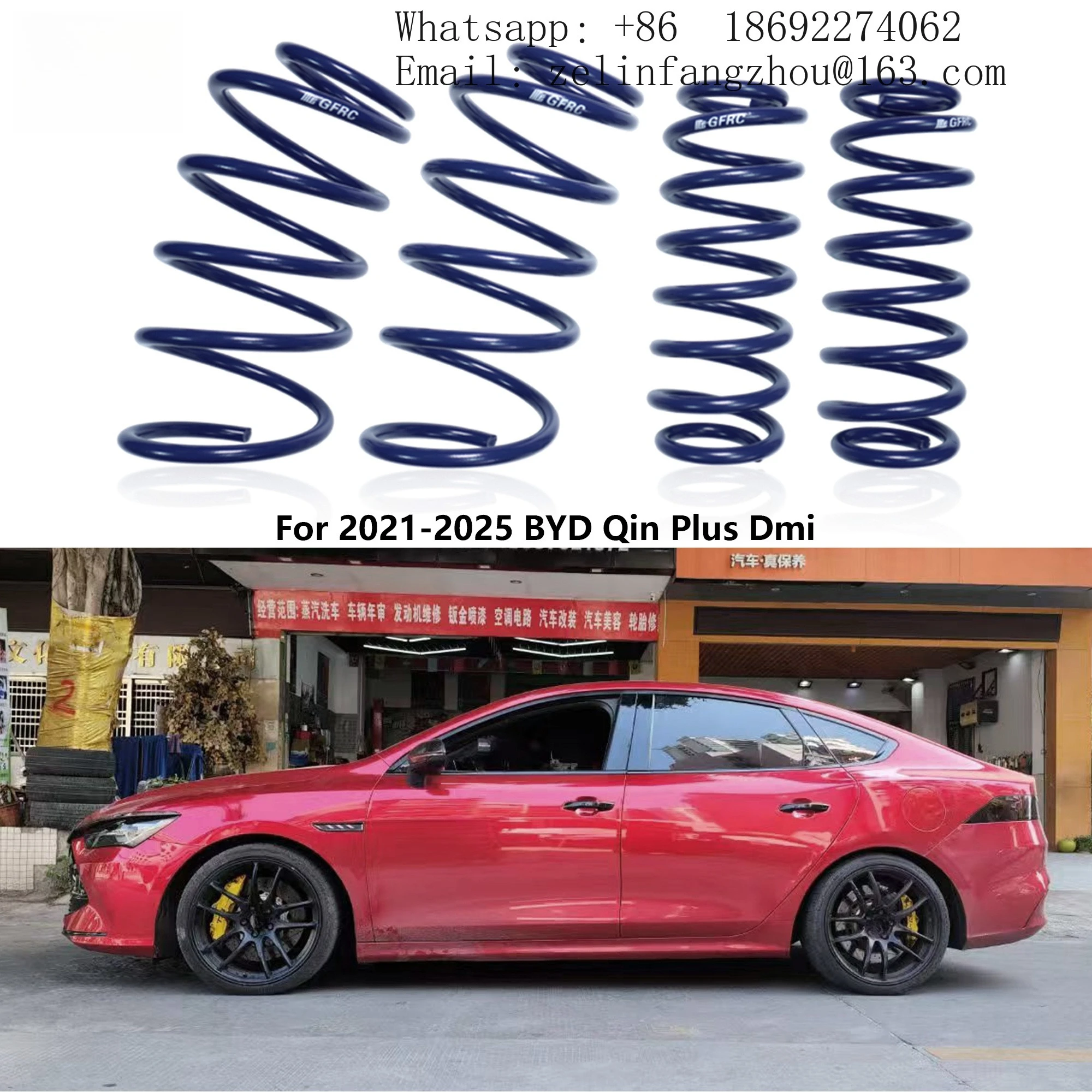 GFRC Performance Lowering Springs Suspension Kit for Changan BYD Chery Geely Aion GAC Front Rear Sport Coil Springs Pro