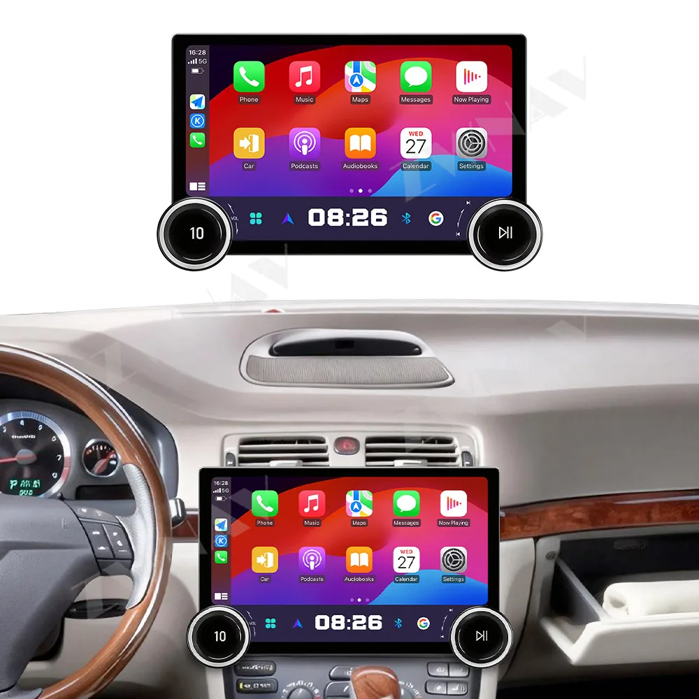 

11,5-дюймовый сенсорный HD-экран Android 15 для Volvo S80 2004-2006: Мультимедийный плеер, стереосистема, GPS-навигация, автомагнитола, блок управления отоплением