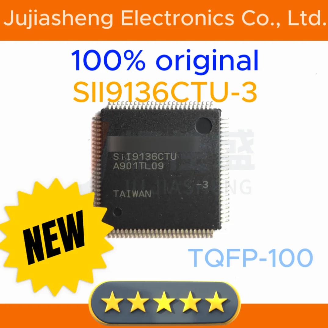 

2pcs New original SII9136CTU-3 SII9136 TQFP-100 Video interface chip IC Electronic Component