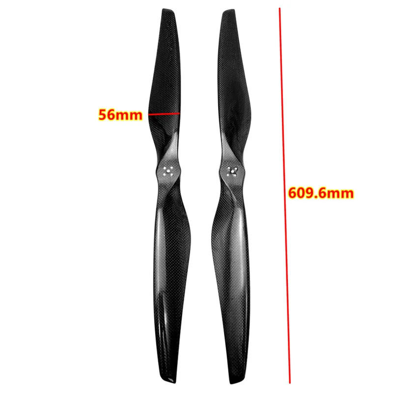 XAERO 24 Zoll 2480 Kohlefaser 2-Blatt-Propeller für 6215 Motor – Detail 16