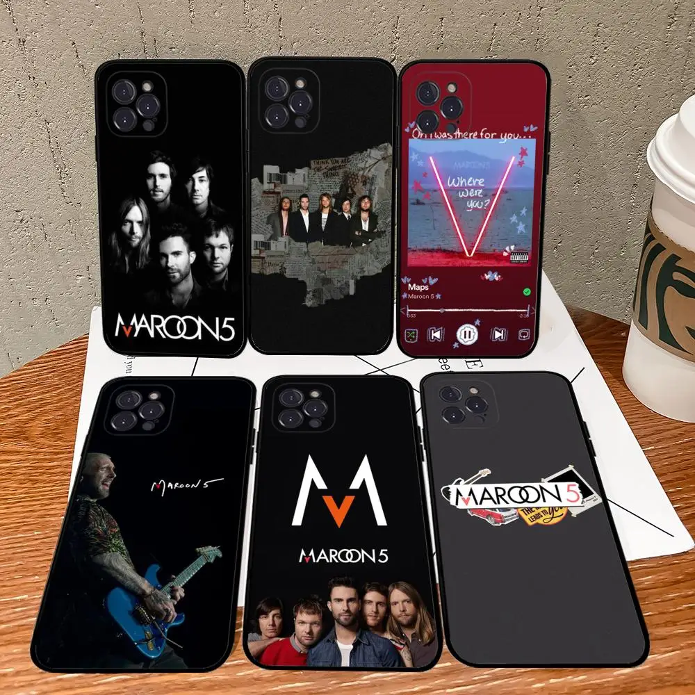 Hot M-Maroon five music Phone Case For iPhone 15 14 11 12 13 Mini Pro XS Max Cover 6 7 8 Plus X XR SE 2020 Funda Shell