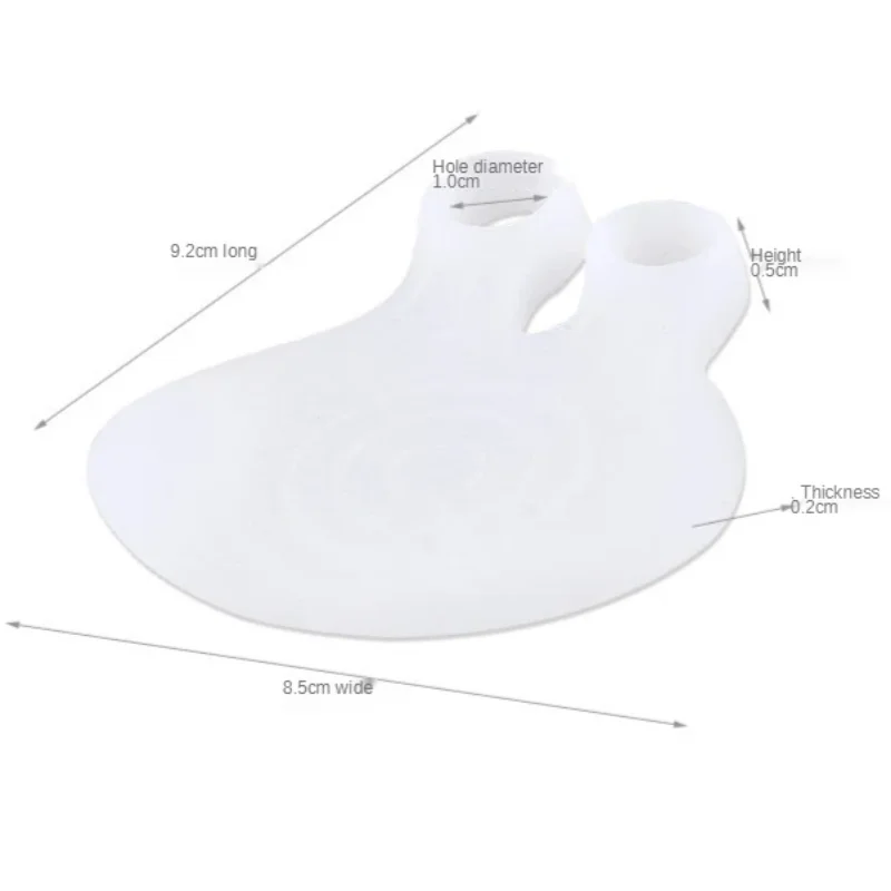 แผ่นรองนิ้วเท้าซิลิโคน 10 คู่ สำหรับรองรับกระดูกฝ่าเท้า ป้องกันการเสียดสี ใช้กับรองเท้า ดูแลสุขภาพเท้า