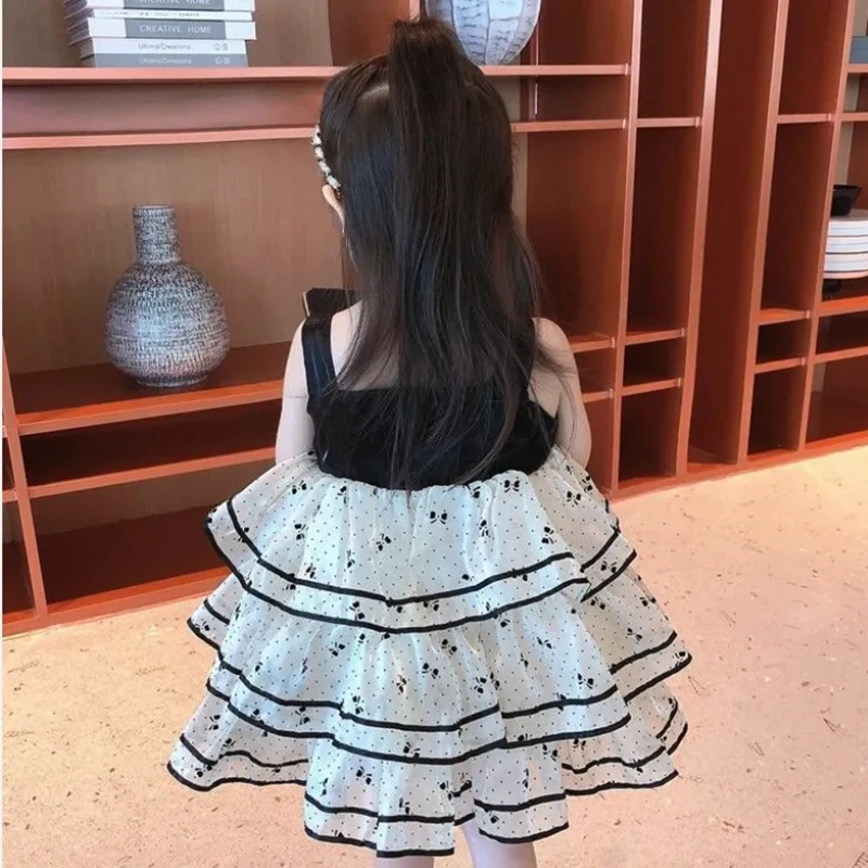 2-6Years Toddler Baby Summer Strap Dresses for Girls Cute tutu Princess Dress Children Clothing Infant Outfits Dress 3 4 5 6