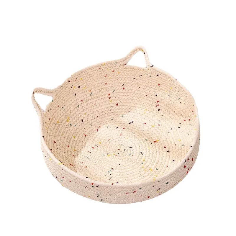 Cama rascador de ratán para gatos de interior, nido transpirable - imagen 4