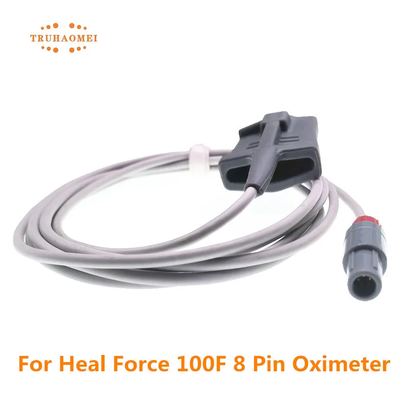 5 Pin SpO2 Sensor For Heal Force 100F Pulse Oximeter Adult Child Neonate Patients SAO2 Probe