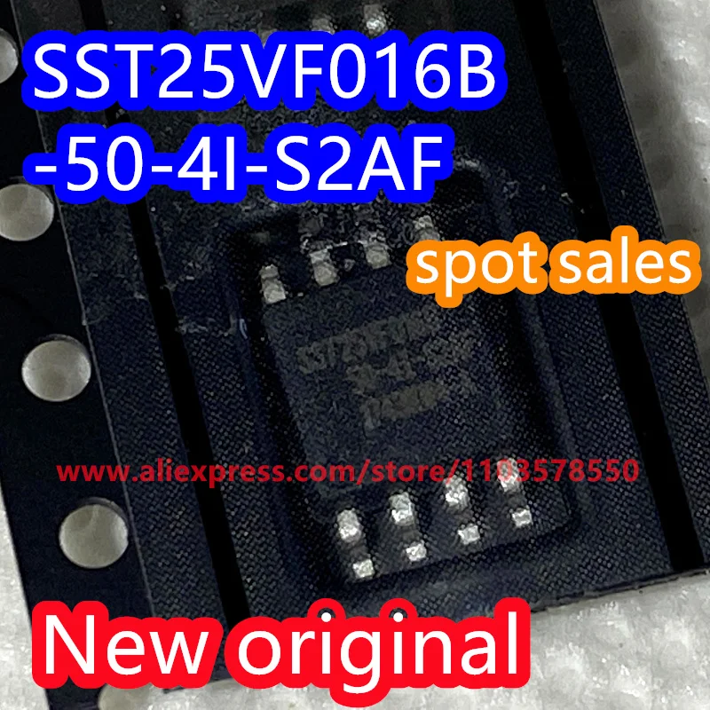 5PCS 100% New original SST25VF016B-50-4I-S2AF SMT NOR FLASH 16MB serial flash memory chip  SST25VF016B