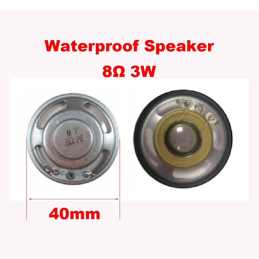 ChengHaoRan 1/2/3pcs Ultra-thin speaker waterproof 4/8 ohms 3W 2W 1W 3/2/1watt 8R 4R speaker Diameter 57MM 40MM 56MM