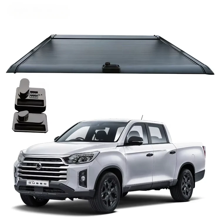 

Pickup Truck Bed Covers for Ssangyong Musso Aluminium Retractable Tonneau Cover