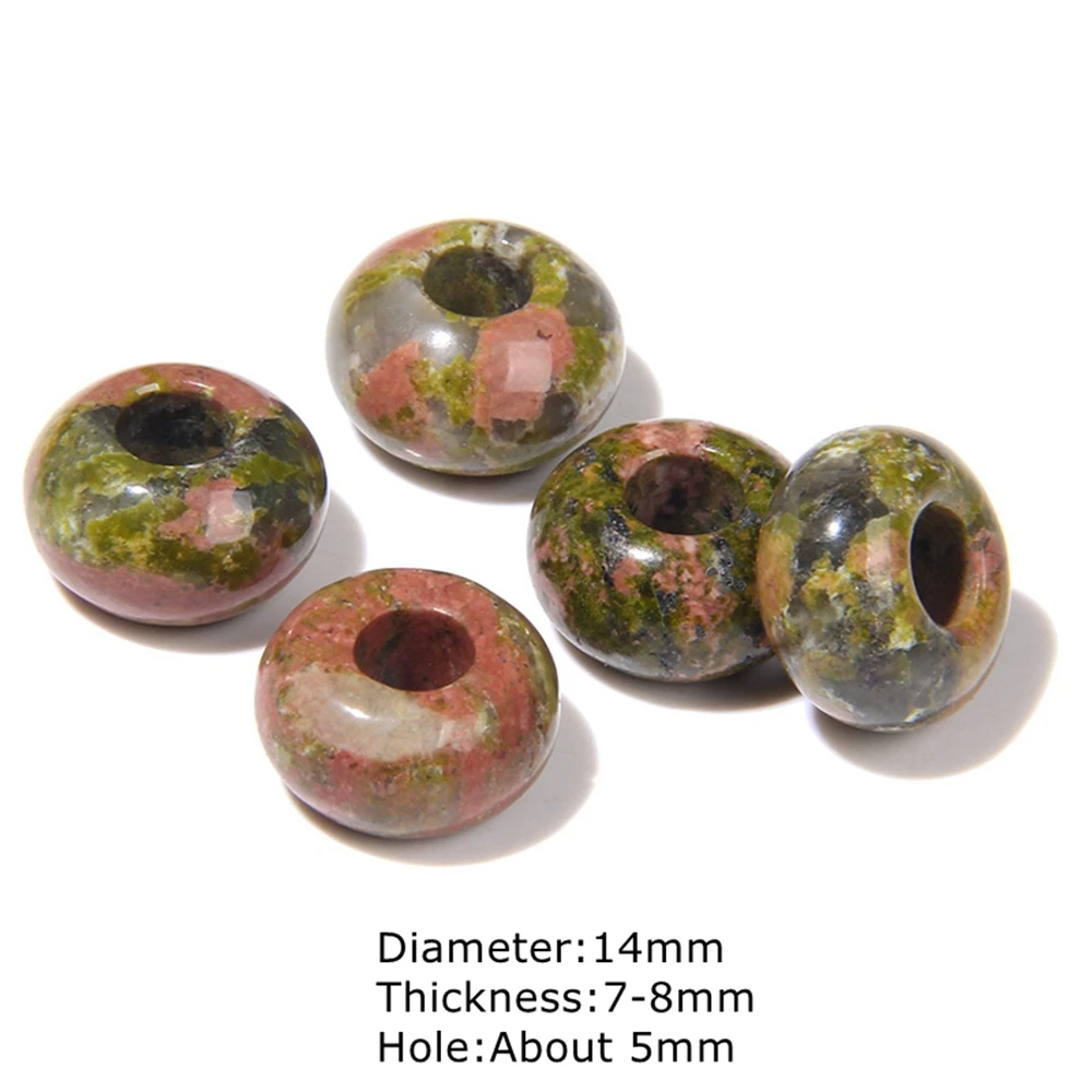 Wholesale Natural Stone Big Hole Beads