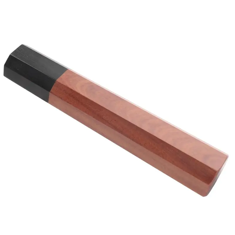 A76I-Japanese Chef Knife Handle DIY Kitchen Knives ECO Friendly Wooden Knife Making Details Accessories Octagonal Handle