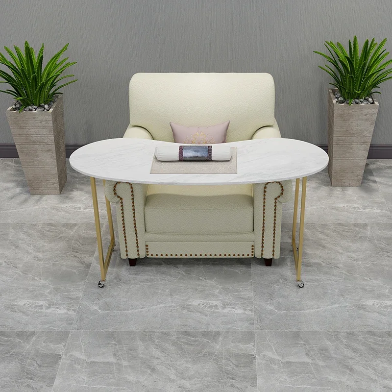 Portable Mobile Nail Desk Modern Minimalist Premium Unique Nail Desk Glamour Italian Table Manucure Nail Salon Furniture 6