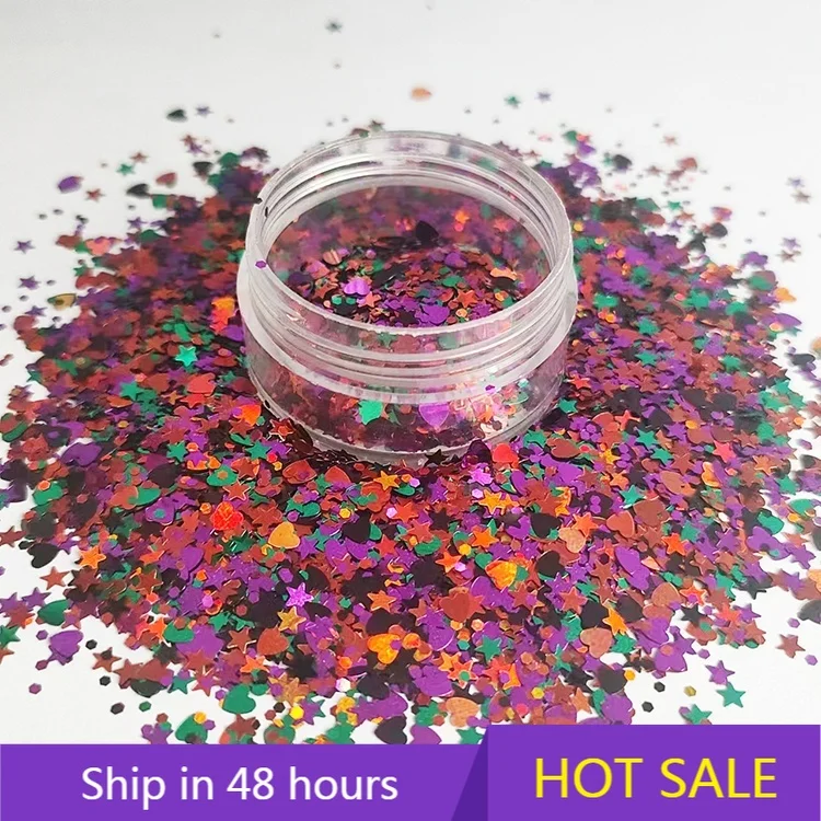 

YTYIN Wholesale High Quality Pink PET Hexagon Glitter for Nail Art