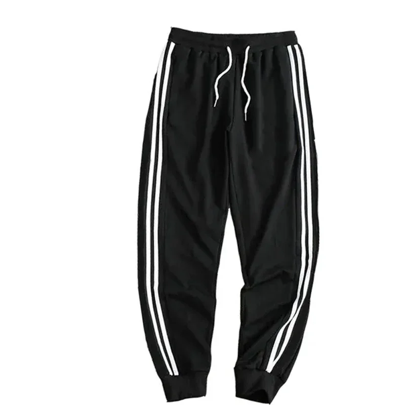 Joggers Pants Men Running Sweatpants Striped Track Pants Gym Fitness Sports Trousers Male Bodybuilding Training Bottoms