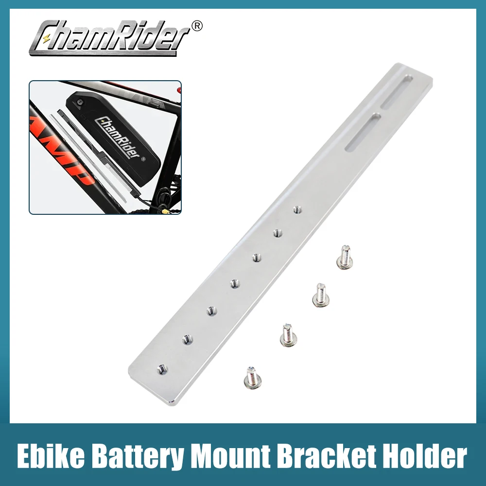 ChamRider Ebike Battery Downtube Frame Mounting Rack Electric Bicycle Battery Mount Bracket Holder For HaiLong Adapter Tool Part