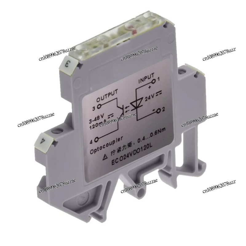 

Optocoupler Module 6mm Ultra-thin Rail Installation 24VDC Input 5-48V Output