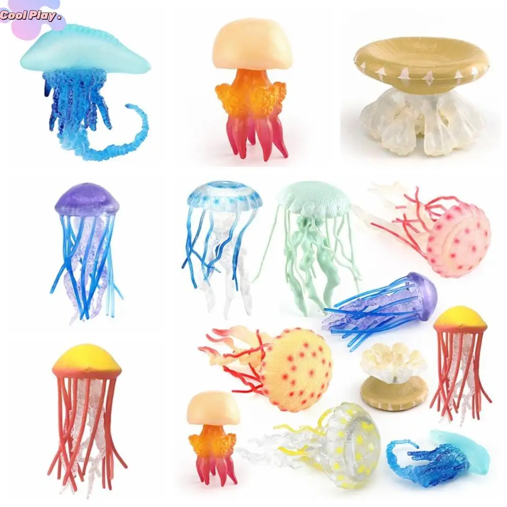 

Marine Animals Ocean Animal Figurine Lifelike Solid Sea Life Model Plastic multi-colored Realistic Ocean Action Figure