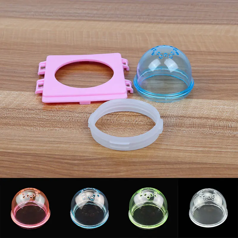 Small Hamster Toy Cage Tunnel Cage Tunnel External Pipe Mouth Interface Fitting Pet Toy Cages Accessories Baffle Outside Plate