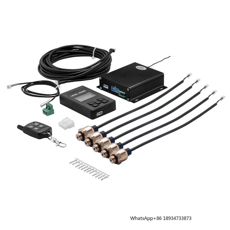 Universal Auto Air Ride Suspension Electronic Control System with Pressure Sensor Support Bluetooth-compatible Remote Control