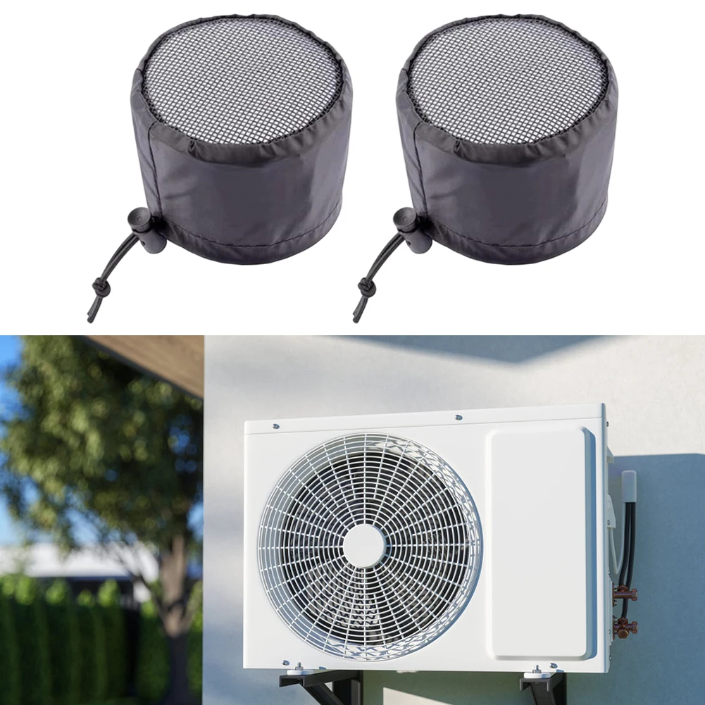 2 PCS Ventilation Cover Filter for Plant Growing Tents Dustproof Net Waterproof Oxford Cloth with Adjustable Drawstring