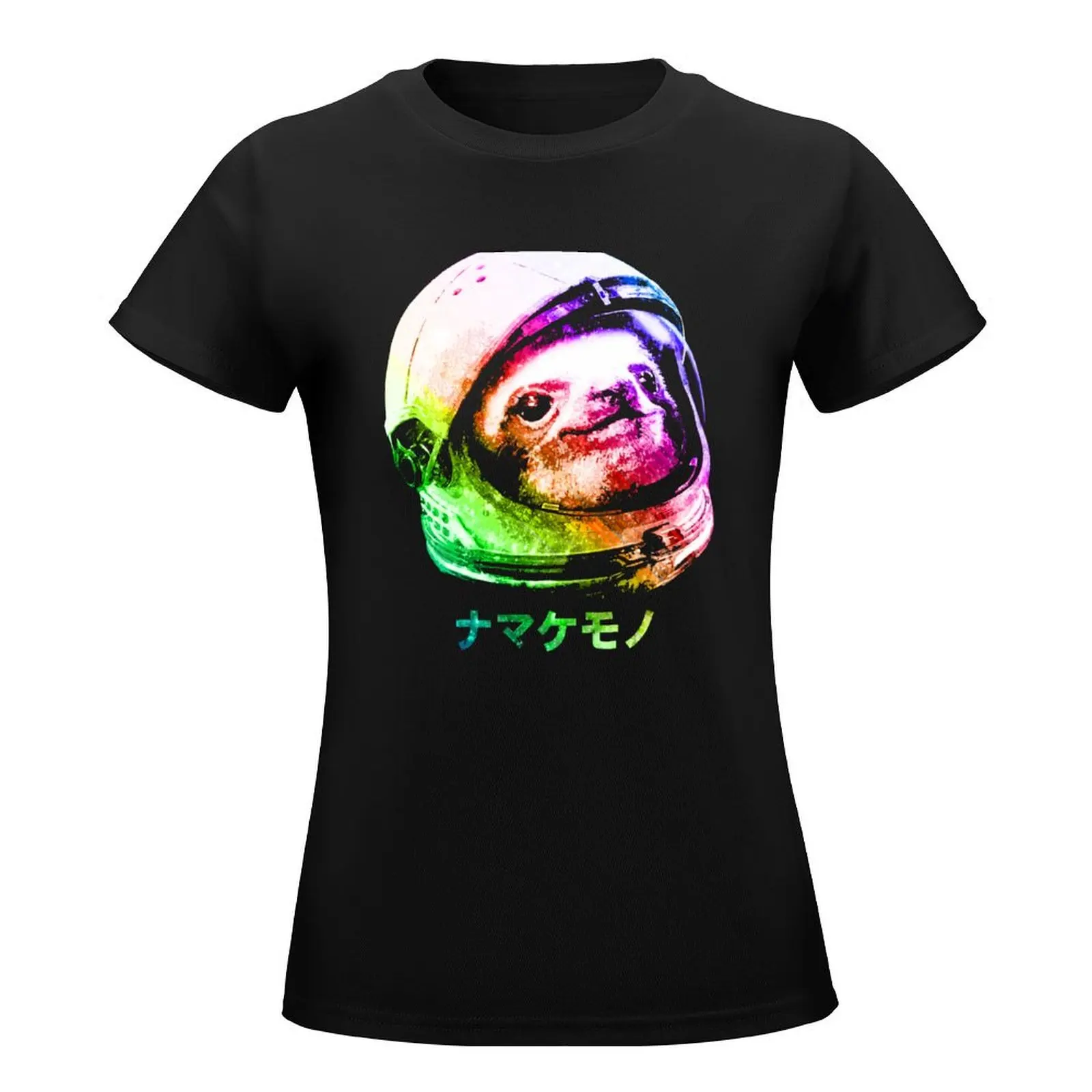 Astronaut Space Sloth T-Shirt oversized aesthetic clothes female summer blouses woman 2024