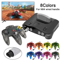 Nuevo mando con cable para controlador de consola N64 para Joystick clásico N64 para controlador de consola de juegos Retro para accesorios de juegos N64