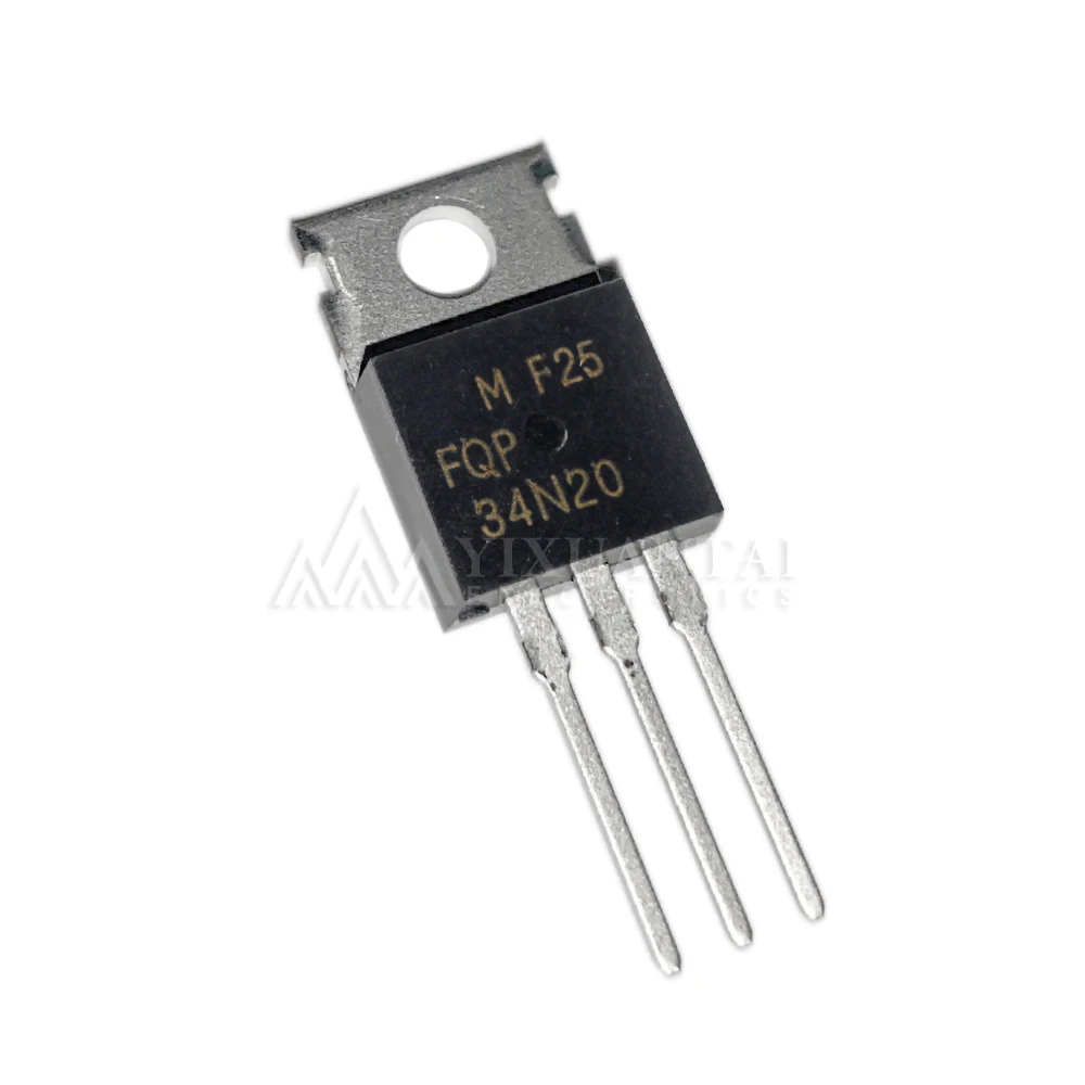 

10PCS/LOT NEW Original Marking:FQP 34N20 MOSFET N-CH 200V 31A TO220-3