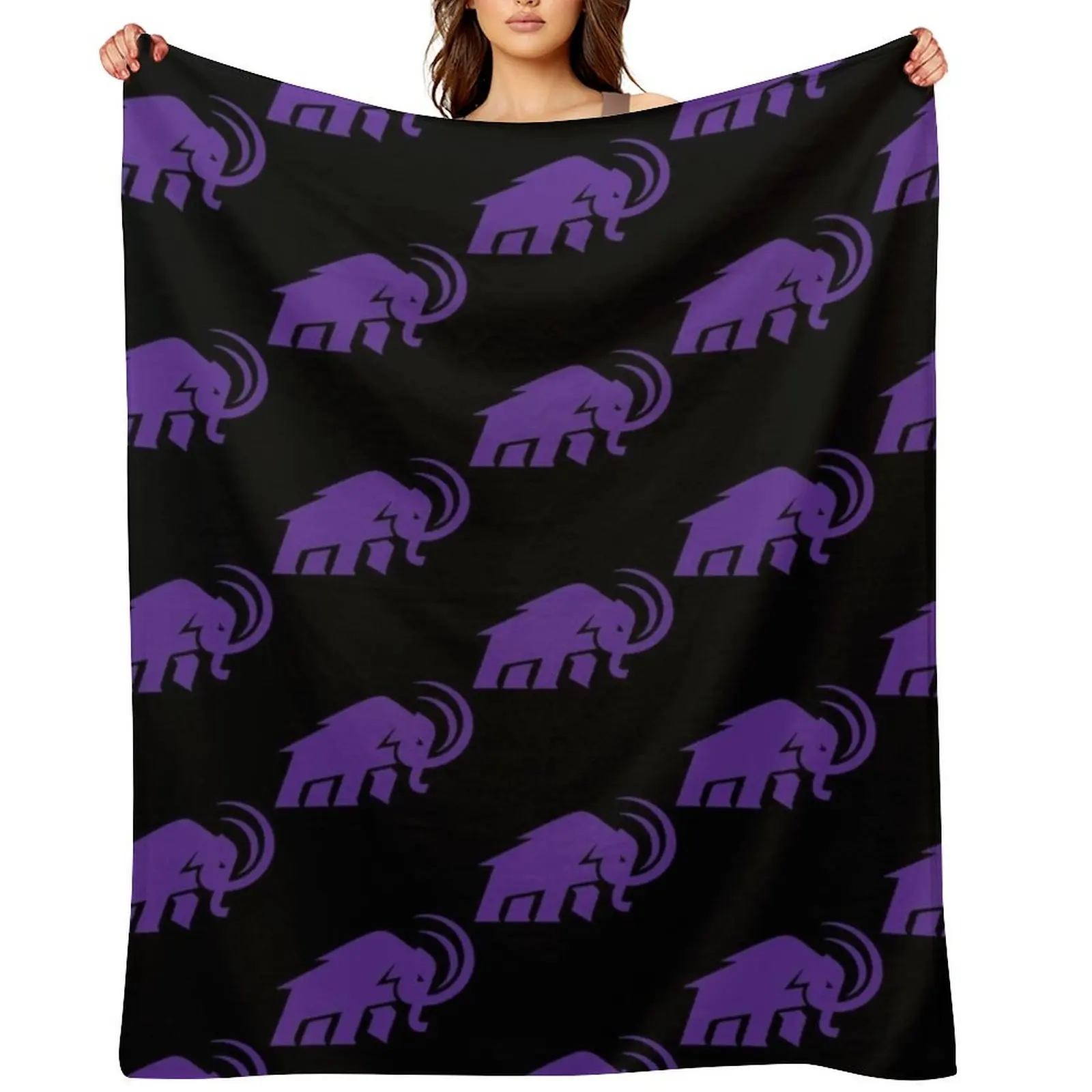 

Amherst College mammoths Throw Blanket Beautifuls Soft Big Quilt warm winter Blankets