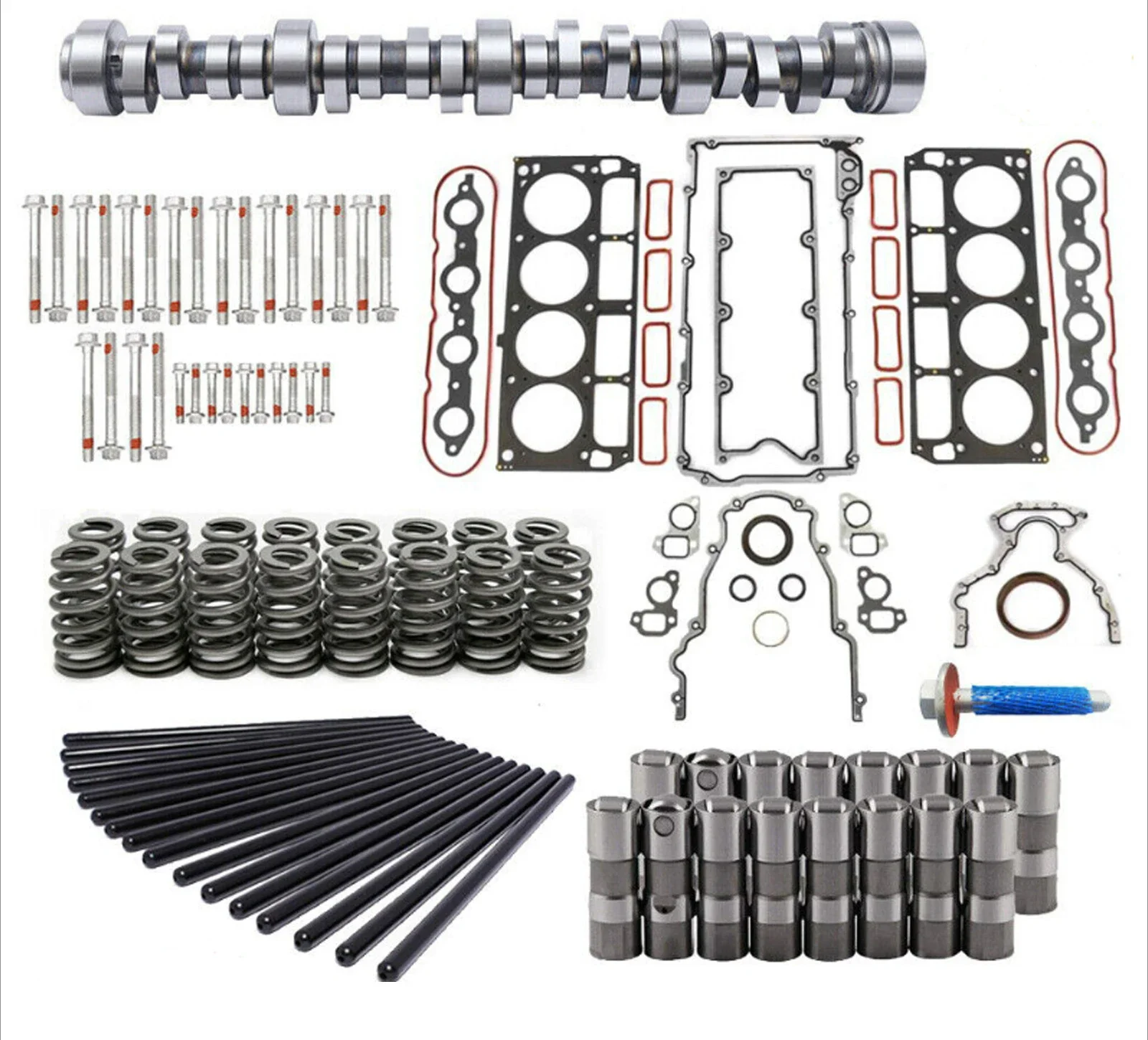 For Sloppy Mechanics Stage 2 Cam Tappet Push Kit, LS1 4.8 5.3