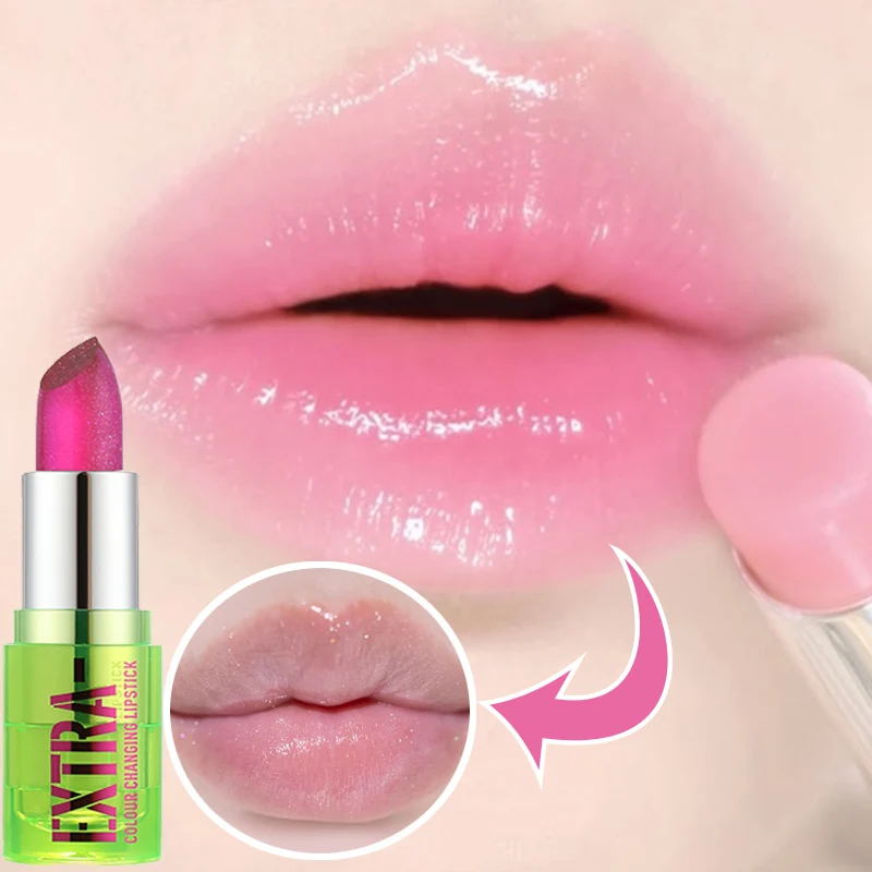 هلام تغيير لون الشفاه بلسم ترطيب درجة الحرارة اللون تغيير دائم أحمر الشفاه مقاوم للماء ترطيب غير يتلاشى صبغات الشفاه #1