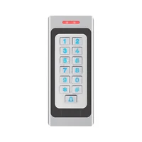 Metal Access Control Keypad Standalone IP67 Waterproof for Outdoor DC 10-24V 125Khz / 13.56Mhz Rfid Card Reader Digitcode Coder 6