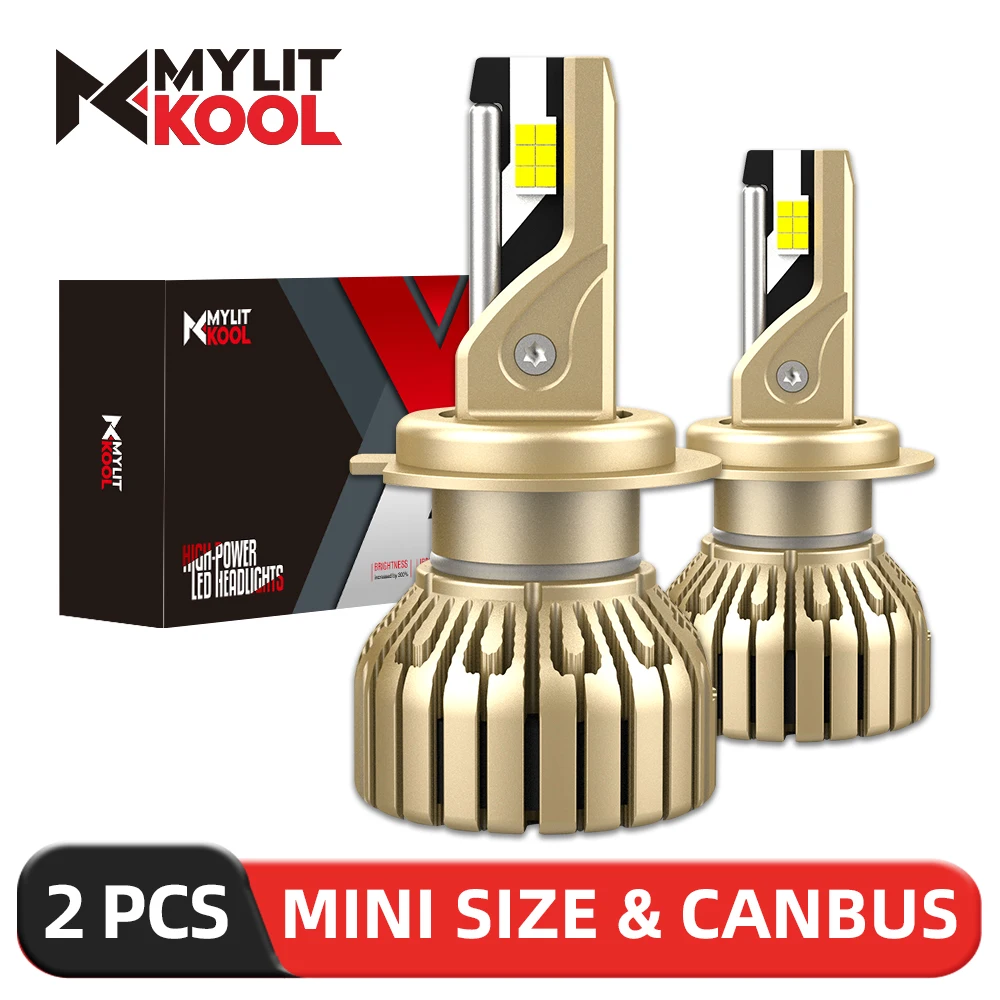 

H7 H4 LED Headlight 1:1 Mini Size Canbus Car Bulbs 1100W High Power 55000lm CSP Chip H1 H11 9005 9006 9012 Lamp 6000K Car Light