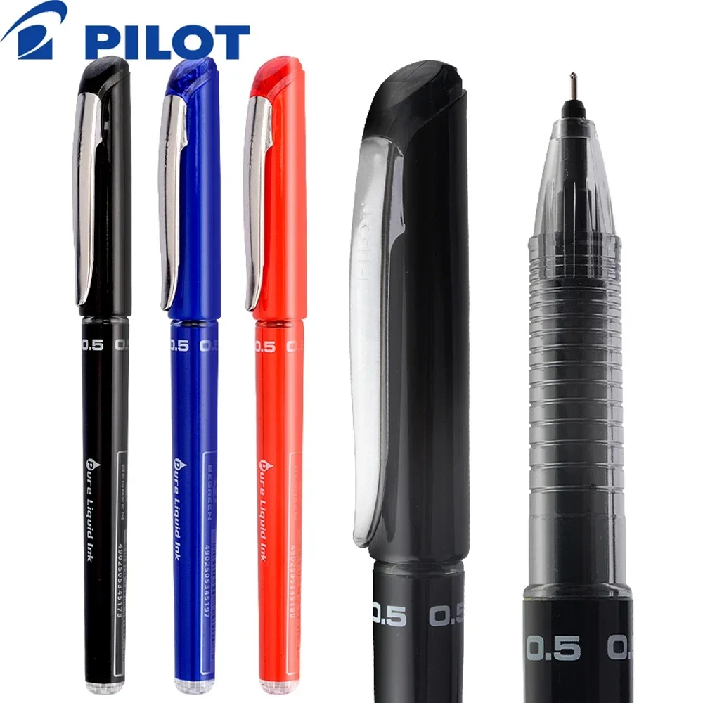 Japan PILOT Gel Pen BX-GR5-GB 0.5mm Quick Drying Ink Needle Tube Black Pen School Acsesories Back To School Unique Pen Kawaii