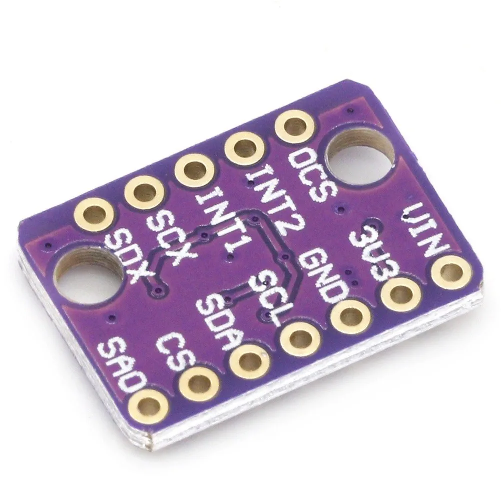 5-Pack BMI160 6DOF Sensor Board with 3-Axis Gyro and 3-Axis for Navigation Systems and Wearable Device Development