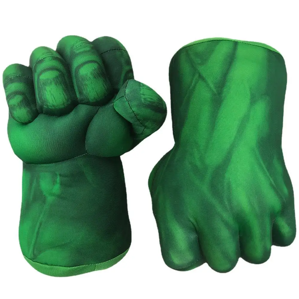 A Set Marvel Anime Surrounding Green Giant Fist Set Spiderman New Glove Toy Fist Gift for Children Vacuum Packing