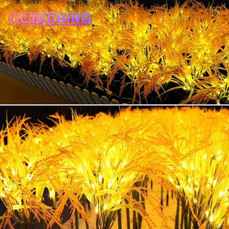 

Solar LED Wheat Ears Stake Lights Waterproof Outdoor Lawn Landscape Lamp for Garden Lawn Yard Terrace Balcony Pathway Decoration