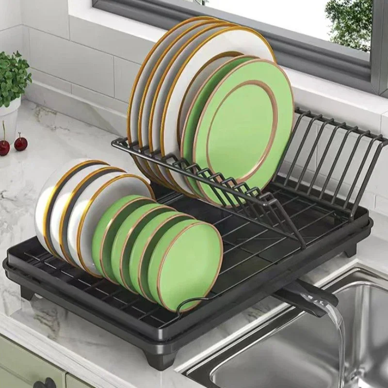 Durable Kitchen foldable dishes, dishes, dishes, drain rack, chopsticks storage rack, countertop, sink rack, dishes view 6