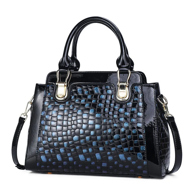 

New Fashion Alligator Women Handbags European Designer Cow Real Genuine Leather Shoulder Bags Female Brand Luxury Crossbody Bag