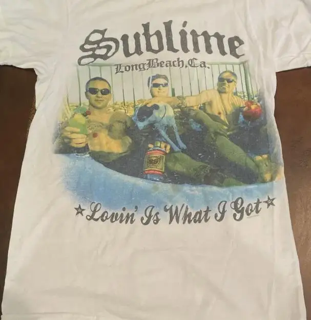 Vintage 90s Band SUBLIME T Shirt Rap Rock Band