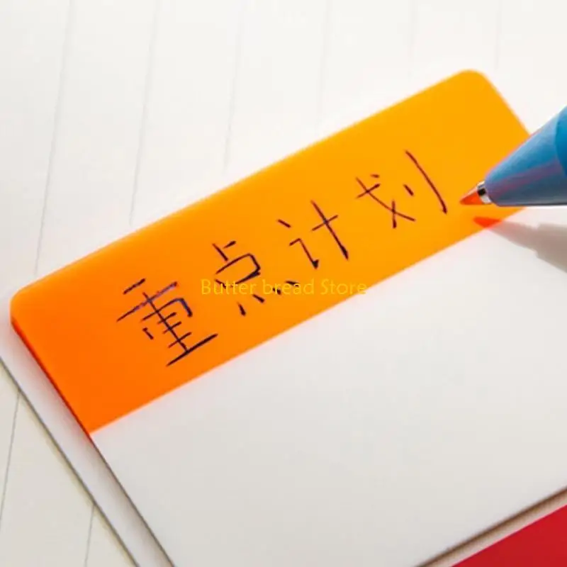 W89C 250Pcs Sticky Index Tabs Page Marker Index Stickers Index Flag for Book File