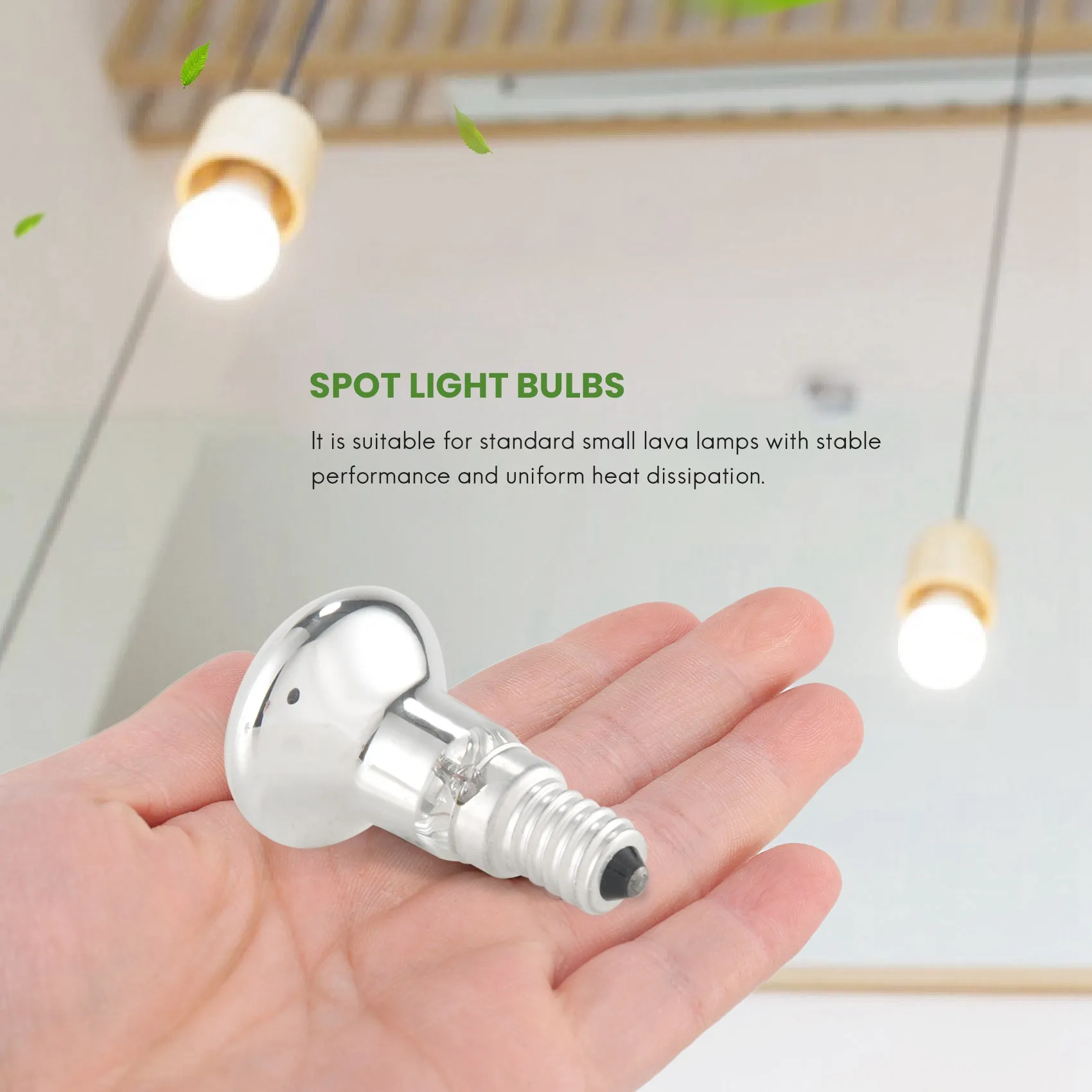 New Replacement Lava Lamp E14 R39 30W Spotlight Screw in Light Bulb Clear Reflector Spot Light Bulbs Lava Incandescent 3Pcs