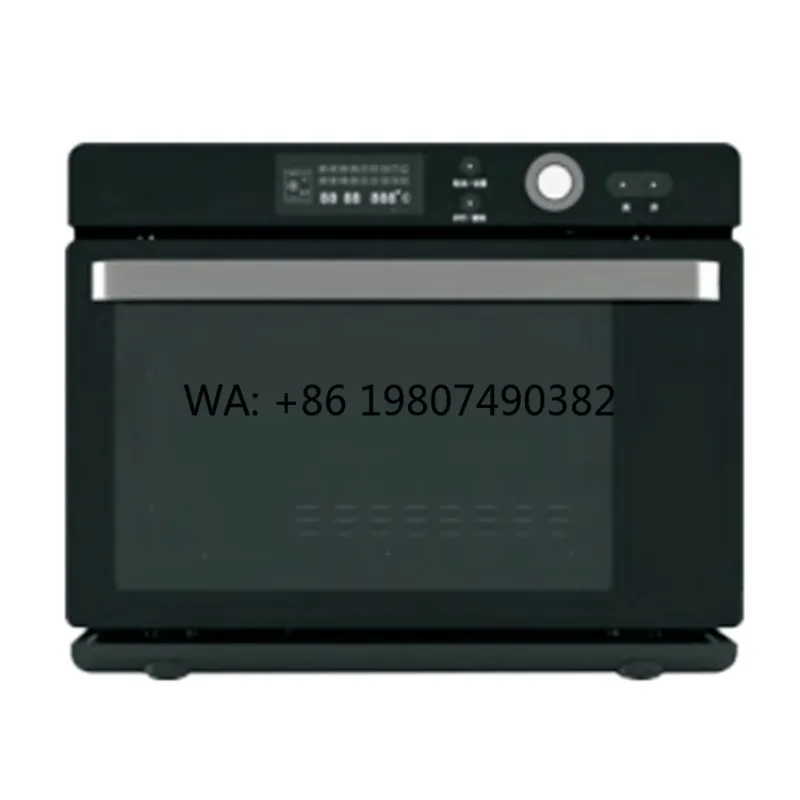 Large Capacity 38L Stainless Steel Oven, Digital Control, Oil-Free Cooking, Multifunctional Steam Baking Appliance