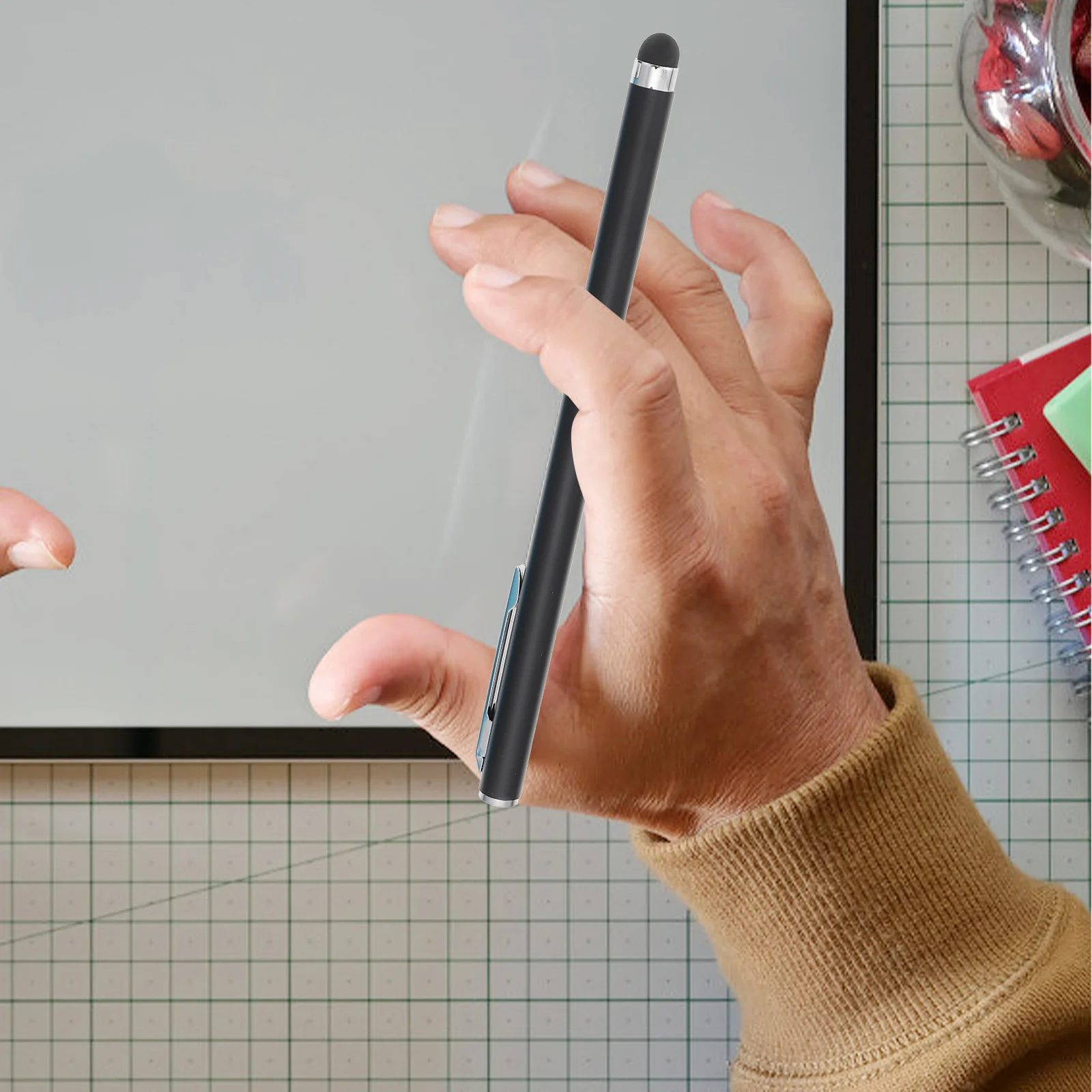 3 Buah Pena Layar Stylus untuk Ponsel Tablet Stylus Kapasitif Universal Alat Gambar Tulis Profesional Ujung Serat Mikro