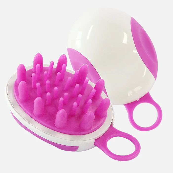 Cell ribbon professional mini mini shampoo brush _ pink