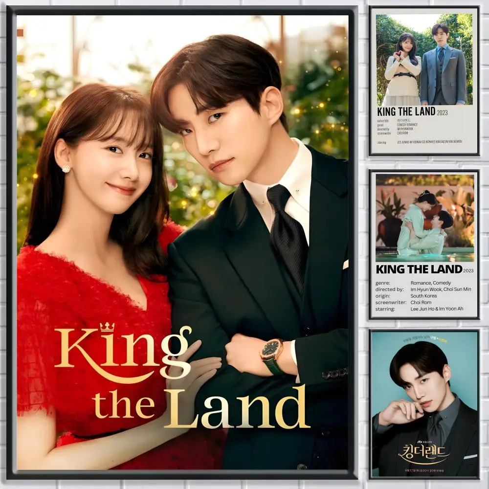 Korean TV King The Land Poster Bedroom Living Room Study & Beyond Self Adhesive Decor + Perfect Gift