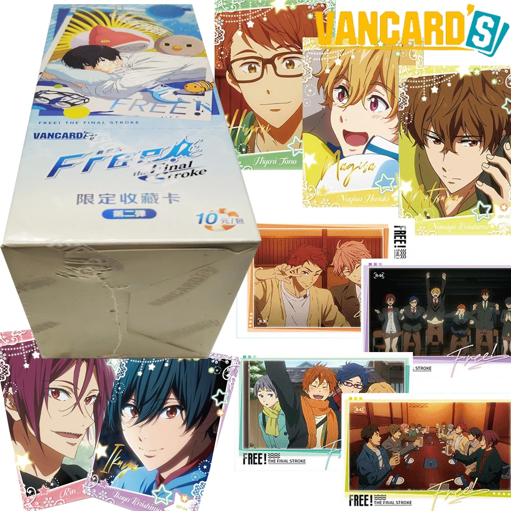 

Genuine VANCARD'S Free! The Final Sroke Collection Cards Campus Anime Hot Role Limited Edition Signature Commemorative Card Gift