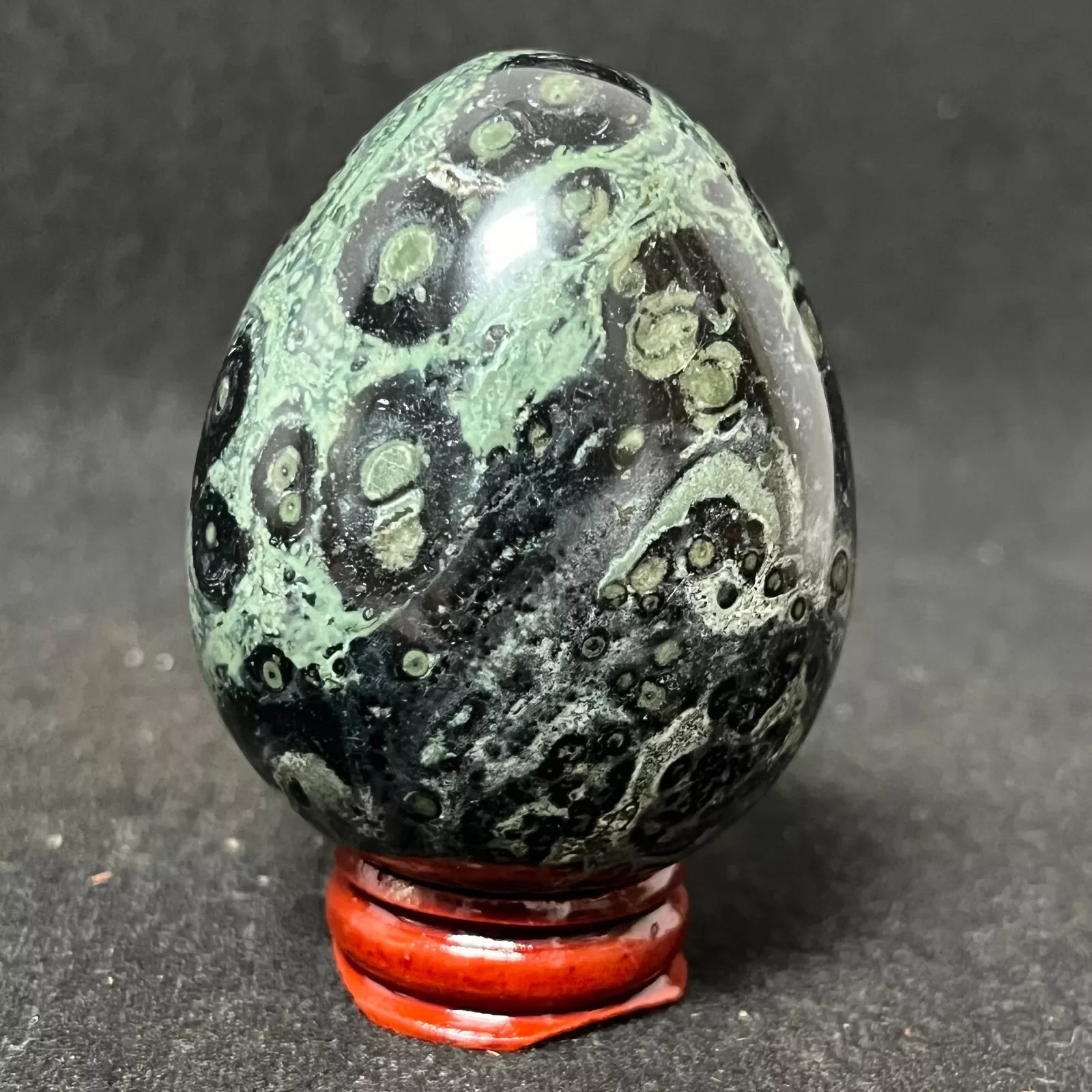 Naturally Formed!Green Peacock Eye, Egg, Green Quartz Crystal Ore Egg, Mineral, Reiki, Healing