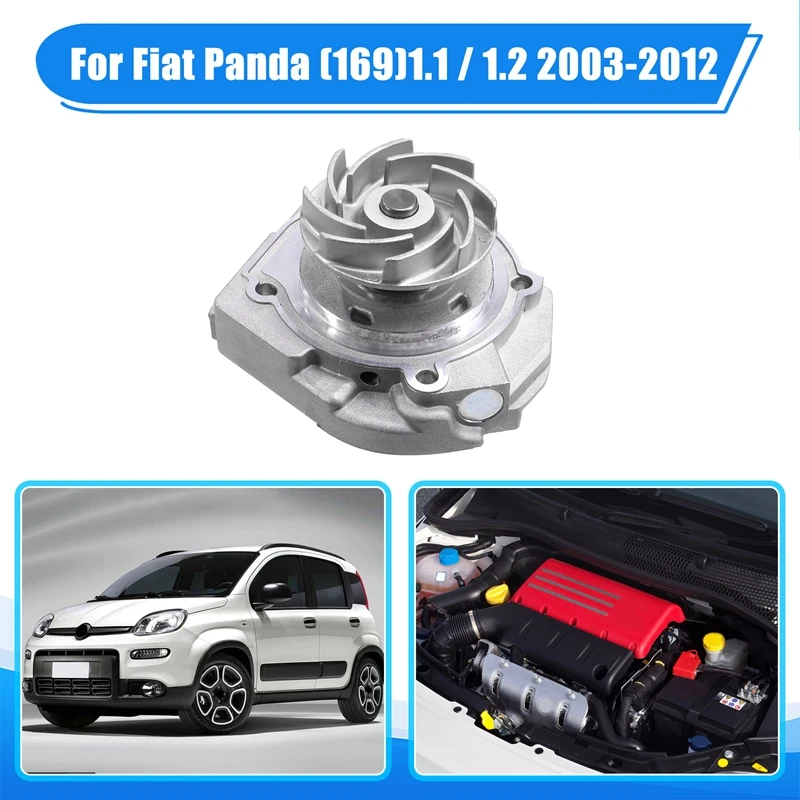 For Fiat Panda (169)1.1 / 1.2 2003-2012 Engine Cooling Water Pump 46526243 46805736